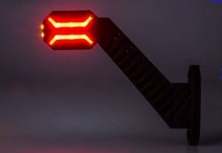 Piloto Cuerno Led Izquierdo Con 3 Funciones - Modelo Dragon