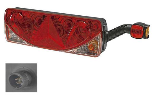 Piloto derecho con cuerno. Con 7 funciones.