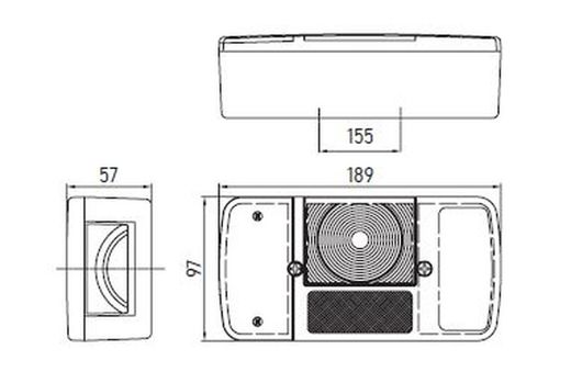 Rechter Pilot mit 6 Funktionen