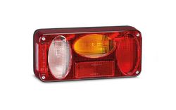 Rechtes Rücklicht mit seitlicher Kennzeichenbeleuchtung und Rückfahrscheinwerfer