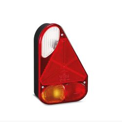 Rechte Kontrollleuchte mit Rückwärtsgang- und Dreieckssymbol