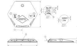 Warnleuchte für Hebebühnen
