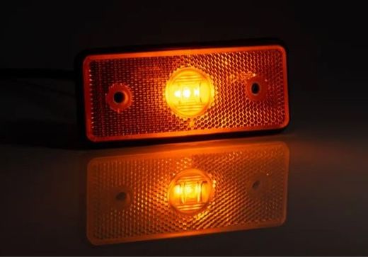 Gelbe LED-Positionsleuchte 110x45x17,5