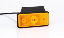 Feux de gabarit à LED ambre avec support incliné 110x45x17,5