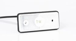 Weiße LED-Positionsleuchte 110x45x17,5