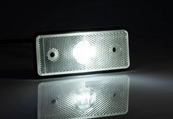 Weiße LED-Positionsleuchte 110x45x17,5
