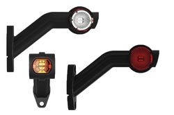 Rechtsseitiges langes LED-Positionshorn, weiß, rot und gelb FT-140FPLED - Fristom