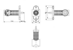 Mittlere LED-Positionsleuchte, rechts und links LD2191 - Horpol