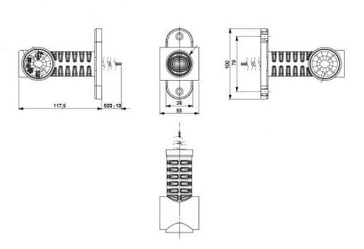 Mittlere LED-Positionsleuchte, rechts und links LD2191 - Horpol