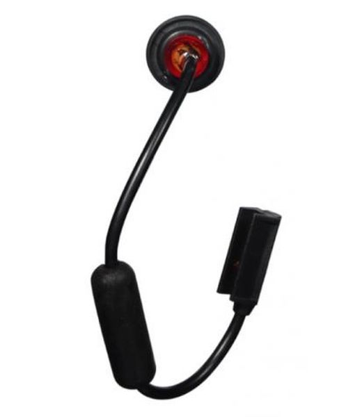 Weiße runde LED-Positionsleuchte