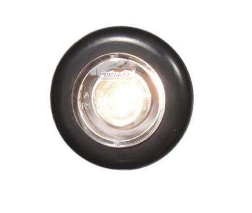 Weiße runde LED-Positionsleuchte