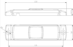 Luz de posición LED roja FT-017CLED - Fristom