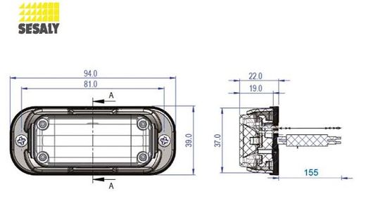 Piloto Intermitente Lateral Derecho/Izquierdo