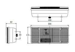 Rechte Iveco-Kontrollleuchte mit Rückwärtsgang (A92) 44-0832