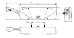 Linker Pilot mit Hupe 7t + Rückfahralarm