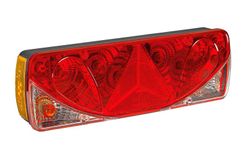 Piloto Izquierdo con Side Marker. Con 7 funciones + 4 auxiliares de 2 vías + retroalarma