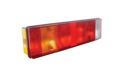 Linkes Rücklicht mit Seitenmarkierungsleuchte und Kennzeichenbeleuchtung