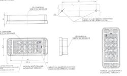 Piloto LED Antiniebla Transparente