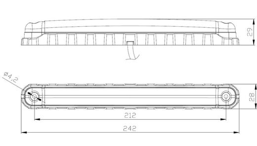 Piloto LED blanco 12-30v E9/EMC