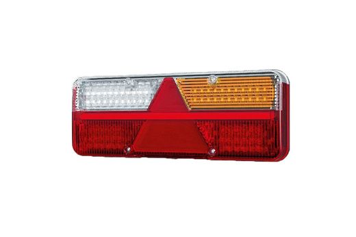 Piloto LED direito de 7 funções com luz de placa FT-500-245LED - Fristom