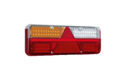 Feu de position gauche à LED 7 fonctions avec éclairage de plaque d'immatriculation FT-500-145LED - Fristom