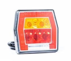 Rücklicht mit LED-Beleuchtung und 3 Funktionen