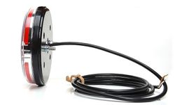 Runde LED-Multifunktions-Kontrollleuchte mit Positions-, Brems- und Blinksignal