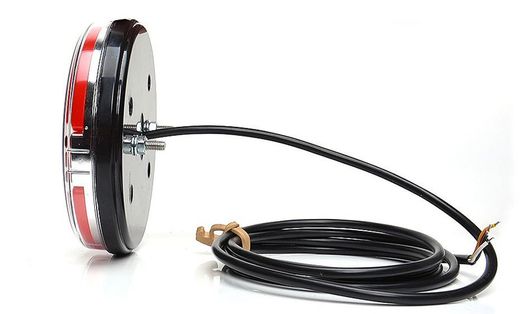 Runde LED-Multifunktions-Kontrollleuchte mit Positions-, Brems- und Blinksignal