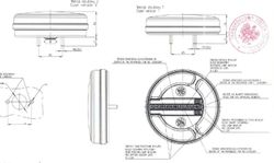 Piloto Multifuncion LED Redondo Con Posición-Marcha Atrás-Antiniebla