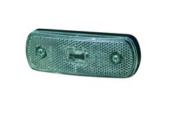 Weiße LED-Positionsleuchte 12/24 V mit 0,5 m Kabel