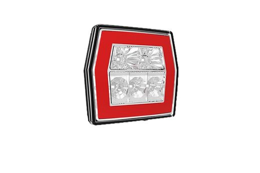 Luz traseira LED com posição, freio e direção 12-24v FT-120LED - Fristom
