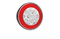 Feu arrière rond à LED avec feu de position et feu antibrouillard FT-111LED - Fristom