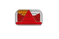 Feu arrière LED multifonction gauche avec triangle FT-170LTBLED - Fristom