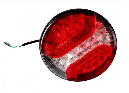 Piloto redondo universal led 3 funciones (pos/m.a/nieb)