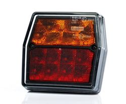 12V FT-222LED LED-Rückleuchte mit Positions-, Brems- und Blinklicht - Fristom