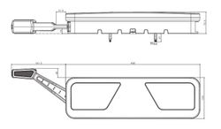Piloto trasero LED derecho multifunción y cuerno FT-700-146PLED - Fristom