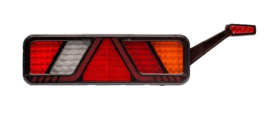 Luz traseira LED direita multifuncional e buzina FT-700-146PLED - Fristom