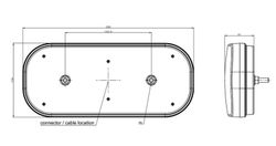 Piloto trasero multifunción derecho con triángulo e intermitente dinámico FT-610PTLEDDI - Fristom