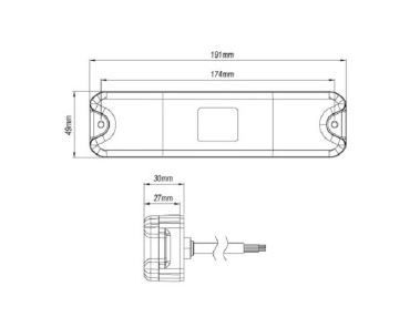 LED-Trolley-Rücklicht