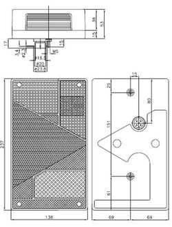 Rechtes Rücklicht mit 5-poligem Stecker – Rückwärtsgang