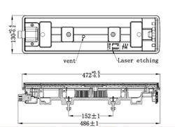 Rechtes Rücklicht LC7 LED mit seitlichem Anschluss