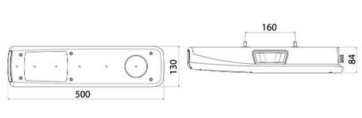 Rechte Rückleuchte LC9 mit Heckalarm für Volvo Trucks/Renault Trucks