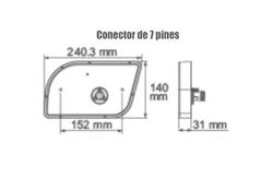 Piloto Trasero Derecho LED 6 Funciones