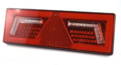 Piloto Trasero Derecho LED Efecto Neón Con Triángulo