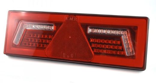 Piloto Trasero Derecho LED Efecto Neón Con Triángulo