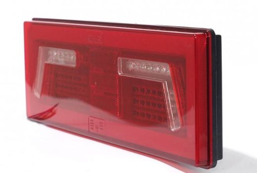 Linke hintere LED-Neon-Effektleuchte ohne Dreieck