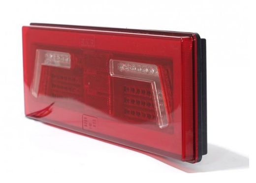 Rechte hintere LED-Neon-Effektleuchte ohne Dreieck