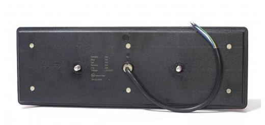 Linke hintere LED-Neon-Effektleuchte ohne Dreieck