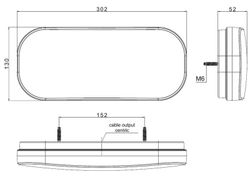Rechtes hinteres LED-Multifunktionslicht (dynamisch) ohne Kennzeichenbeleuchtung
