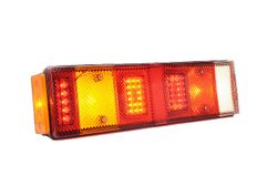 Linke Multifunktions-Hybrid-Rückleuchte mit Kennzeichenbeleuchtung 99-0656 - War